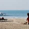 Women on beach