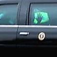 Bush waving