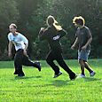 Footy in the park