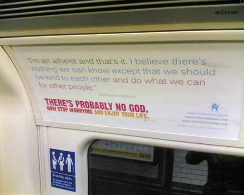 Atheist train