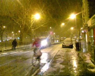 The Pavement, lone cyclist