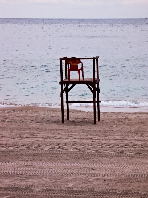 Lifeguards' chairs