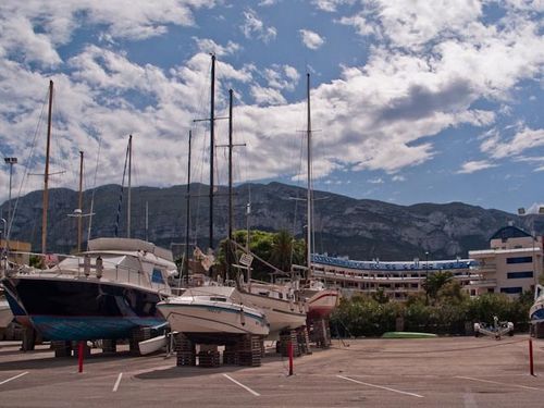 Boats and mountains