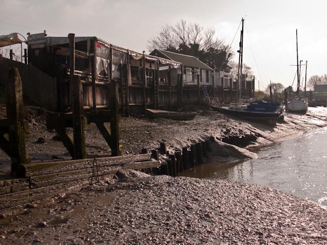 Riverside huts