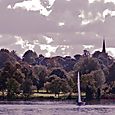 Dinghy and Church