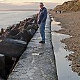 Jimmy on the sea wall