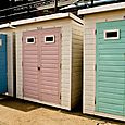 Beach huts