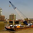 Crane barge
