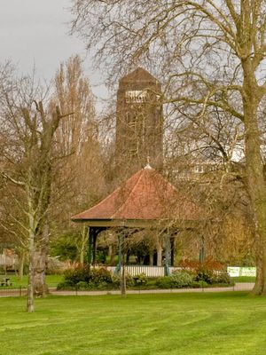 Bandstand and Hospital Tower