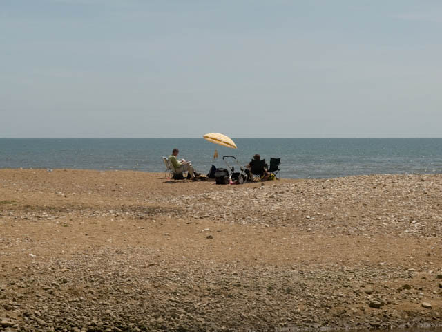 On the beach