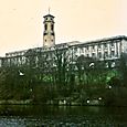 Trent Building and the lake