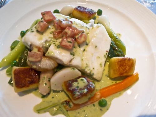 Halibut & gnocchi