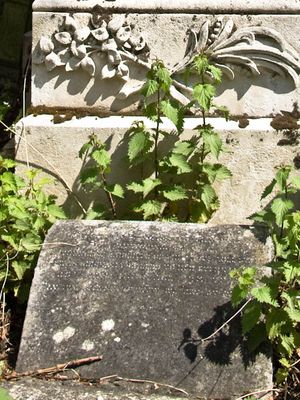 Braille headstone