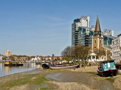 The beach at Battersea