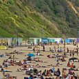 Beach huts