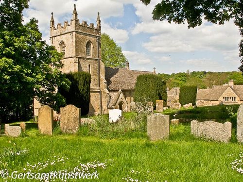 Upper Slaughter church yard