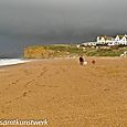 On the beach