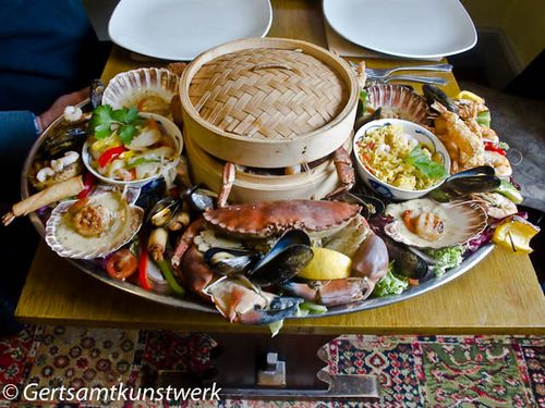 Seafood platter