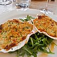 Baked Cornish Scallops