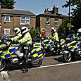 Police motorbikes