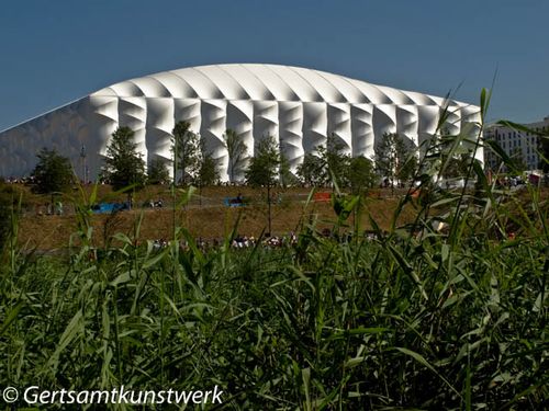 Basketball arena