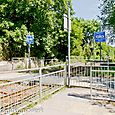 Tram level crossing