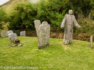 Graveyard statue