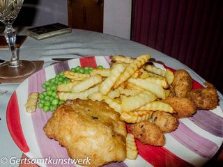 Fish chips and scampi