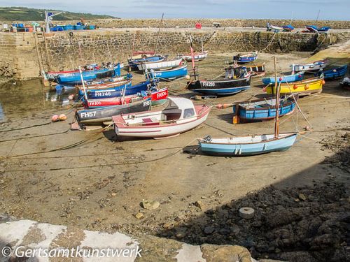 Low tide harbour