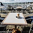 Latte on the pier