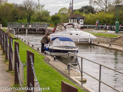 Boats in lock