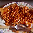 Baked beans on toast