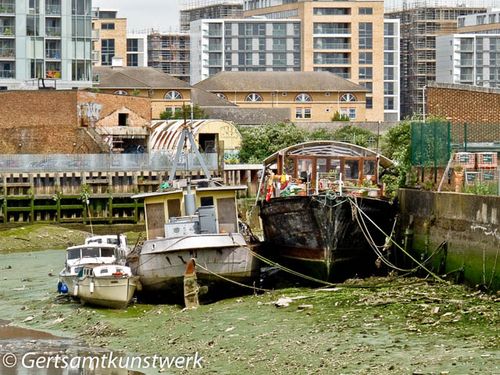 Beached boats