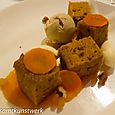 Deconstructed carrot cake