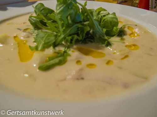 Haddock leek chowder