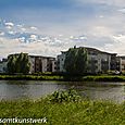 Flats on the river