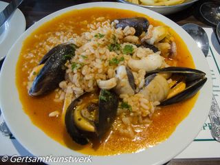 Seafood risotto