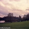 Lake at sunset