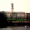 Trent building and lake