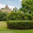 Mansion and hedge