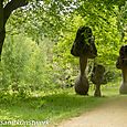 Mushroom sculptures