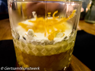 Mandarin & madeira trifle