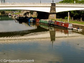 Bridge and boats