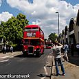 Routemaster outside Stockwell Garage