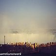 Crowds overlook the Falls