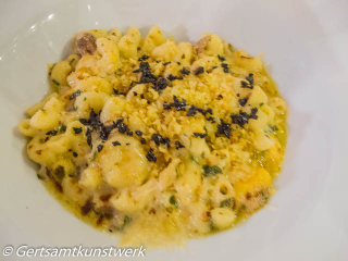 Truffle pumpkin & cep macaroni