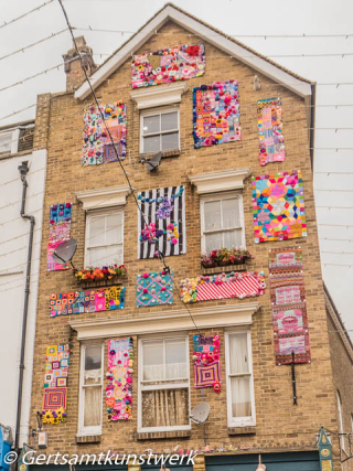 Yarn bombed