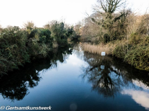 Wintry canal