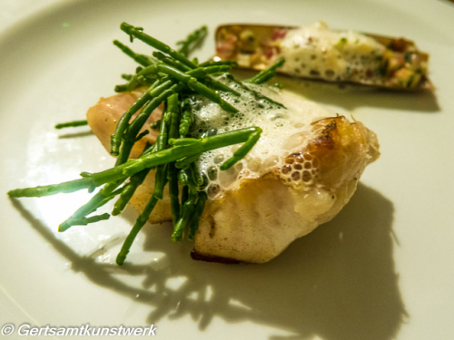 Turbot and  razor clam