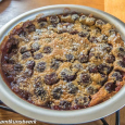 Cooked cherry clafloutis